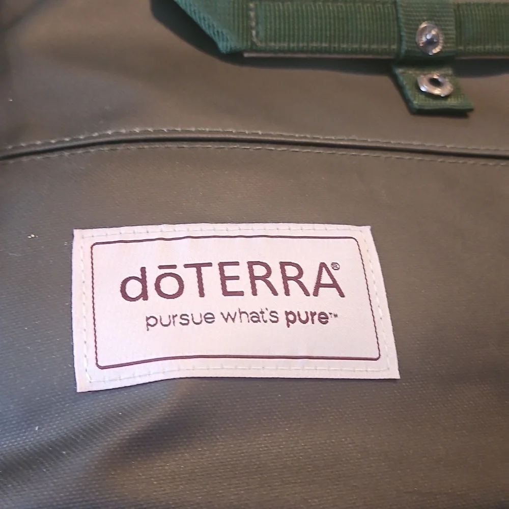 Doterra Green and Black Urban Backpack
